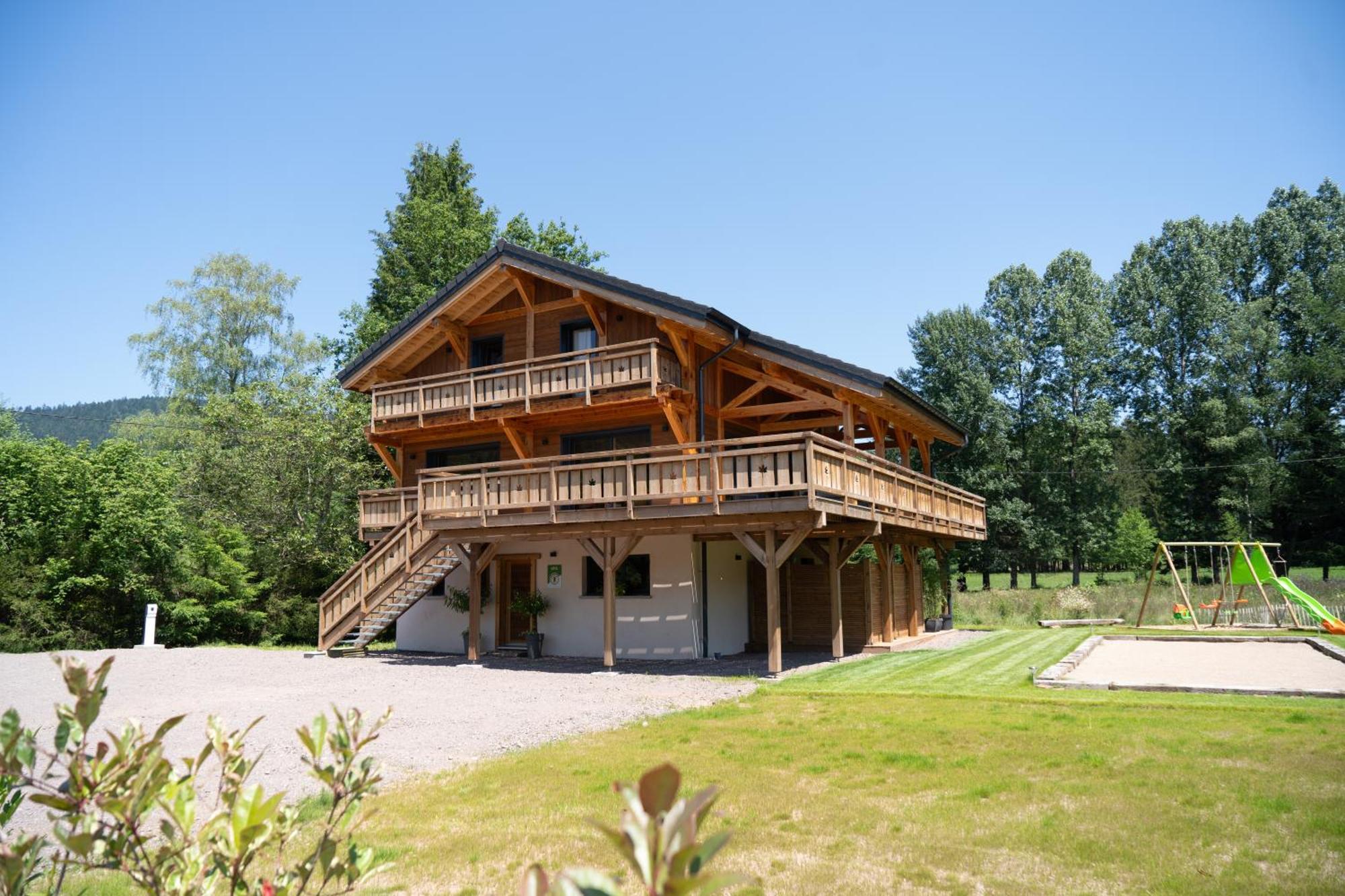 Chalet L'Oseraie, Location Touristique Spa 4 Etoiles Au Coeur Des Vosges Le Saulcy Εξωτερικό φωτογραφία